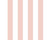 Tapety Yara - Růžovo-bílá pruhovaná tapeta na zeď Růžovo-bílá pruhovaná tapeta na zeď