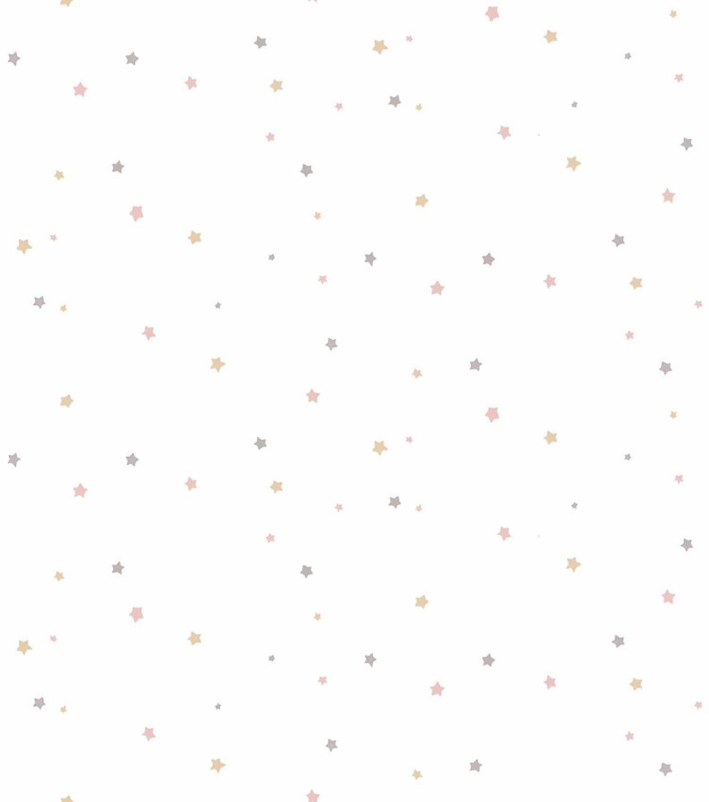 Bílá tapeta s hvězdičkami - Tapety Yara