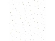 Bílá tapeta s hvězdičkami