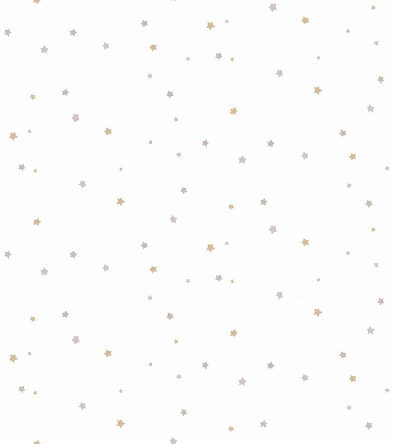 Tapety Yara - Bílá tapeta s hvězdičkami Bílá tapeta s hvězdičkami - Tapety Yara