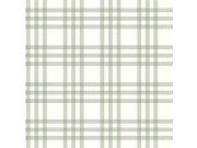 Tapety Yara - Zeleno-bílá tapeta na zeď Zeleno-bílá tapeta na zeď