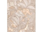 Tapety Yara - Béžová tapeta se zvířátky Béžová tapeta se zvířátky