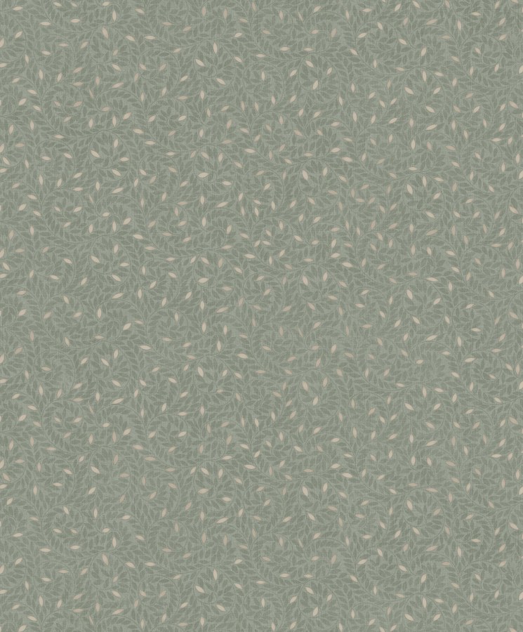 Zelená tapeta s větvičkami - Tapety Yara