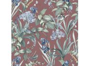 Tapety Yara - Tapeta s květinami a ptáčky Tapeta s květinami a ptáčky