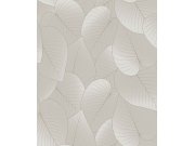 Tapety Yara - Šedo-béžová tapeta na zeď Šedo-béžová tapeta na zeď