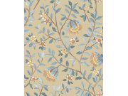 Tapety Yara - Béžová květinová tapeta na zeď Béžová květinová tapeta na zeď