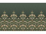 Tapety Yara - Obrazová tapeta na zeď, zelená, květiny, ptáci, 125310, William Morris At Home Obrazová tapeta na zeď, zelená, květiny, ptáci, 125310, William Morris At Home