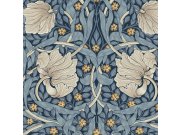 Tapeta na zeď, modrá, květiny, William Morris At Home Tapety Yara