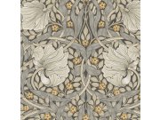 Tapeta na zeď, šedá, květiny, William Morris At Home Tapety Yara