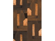 Hnědo-zlatá obrazová tapeta na zeď