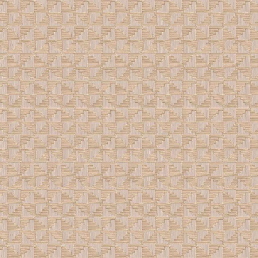 Tapety Yara - Béžová geometrická retro tapeta na zeď Béžová geometrická retro tapeta na zeď - Tapety Yara