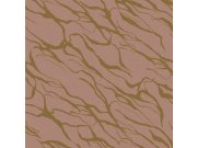 Tapety Yara - Růžovo-zlatá tapeta na zeď Růžovo-zlatá tapeta na zeď