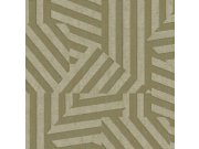 Tapety Yara - Zelená geometrická retro tapeta na zeď Zelená geometrická retro tapeta na zeď