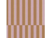 Tapety Yara - Hnědo-fialová pruhovaná retro tapeta na zeď Hnědo-fialová pruhovaná retro tapeta na zeď