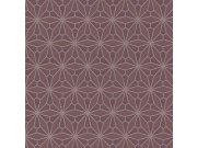 Fialová květinová tapeta na zeď