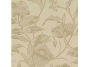 Tapety Yara - Béžovo-zlatá květinová tapeta na zeď Béžovo-zlatá květinová tapeta na zeď