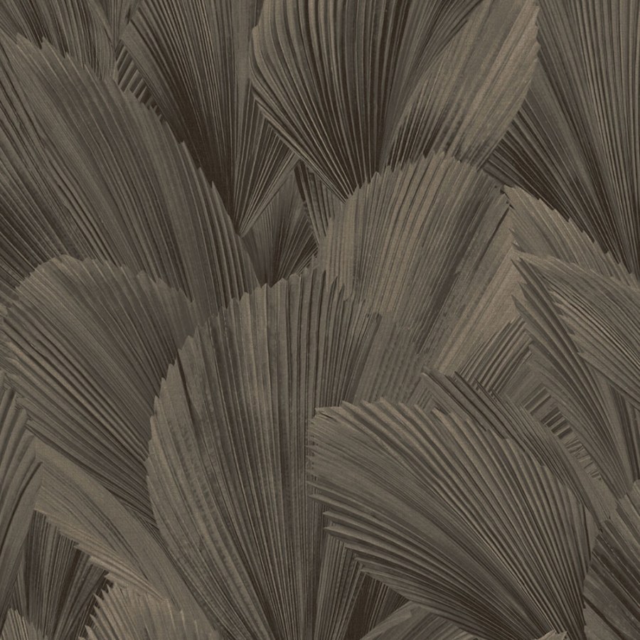 Tapety Yara - Hnědo-černá tapeta na zeď Hnědo-černá tapeta na zeď - Tapety Yara