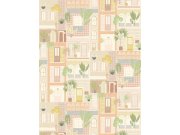 Tapety Yara - Vliesový panel na zeď s okny 323106 Vliesový panel na zeď s okny 323106