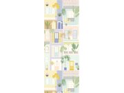 Tapety Yara - Vliesový panel na zeď s okny 323105 Vliesový panel na zeď s okny 323105