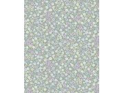 Tapety Yara - Zelená květinová tapeta na zeď Zelená květinová tapeta na zeď