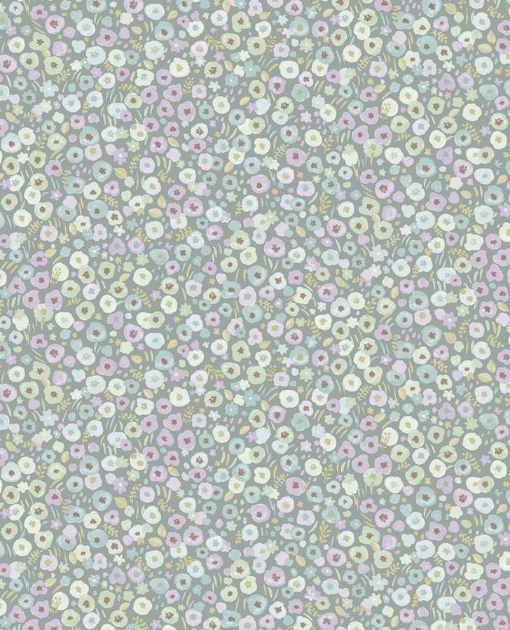 Tapety Yara - Zelená květinová tapeta na zeď Zelená květinová tapeta na zeď - Tapety Yara