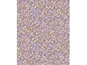 Tapety Yara - Fialová květinová tapeta na zeď Fialová květinová tapeta na zeď