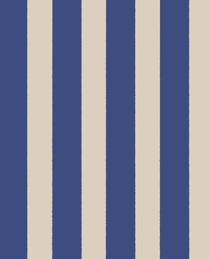 Modrá pruhovaná tapeta na zeď - Tapety Yara