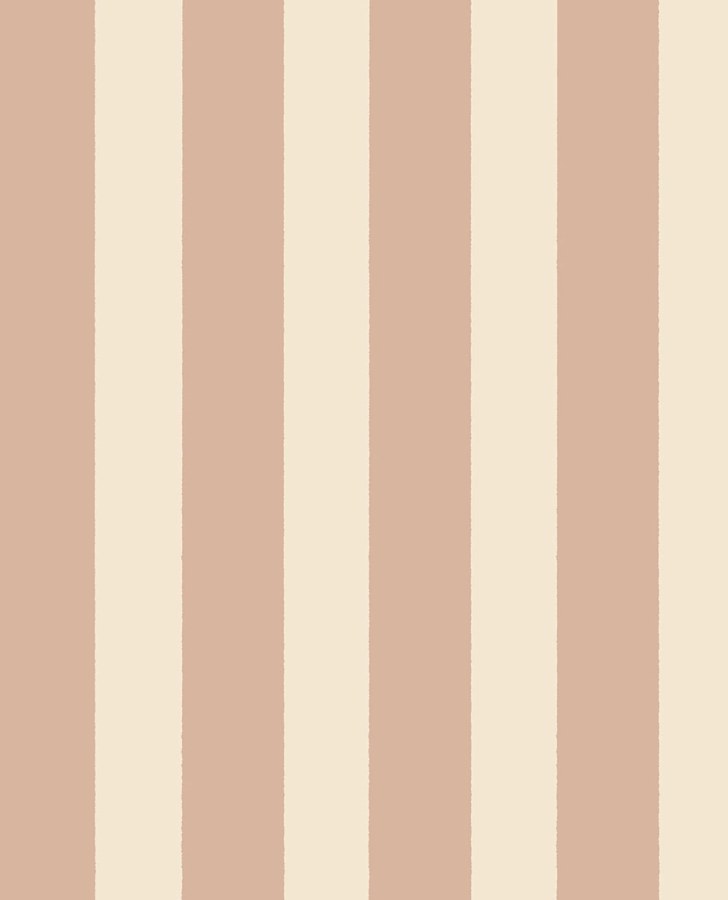 Hnědá pruhovaná tapeta na zeď - Tapety Yara