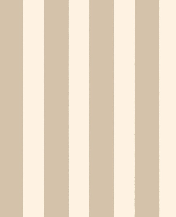Béžová pruhovaná tapeta na zeď - Tapety Yara