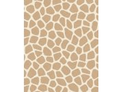 Tapety Yara - Hnědá tapeta na zeď Hnědá tapeta na zeď