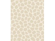Béžová Tapeta imitace žirafí kůže
