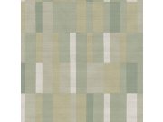 Tapety Yara - Zelená geometrická tapeta na zeď Zelená geometrická tapeta na zeď