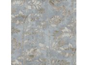 Tapety Yara - Šedo-modrá tapeta na zeď Šedo-modrá tapeta na zeď