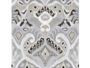 Tapety Yara - Šedá Tapeta s ornamenty Šedá Tapeta s ornamenty
