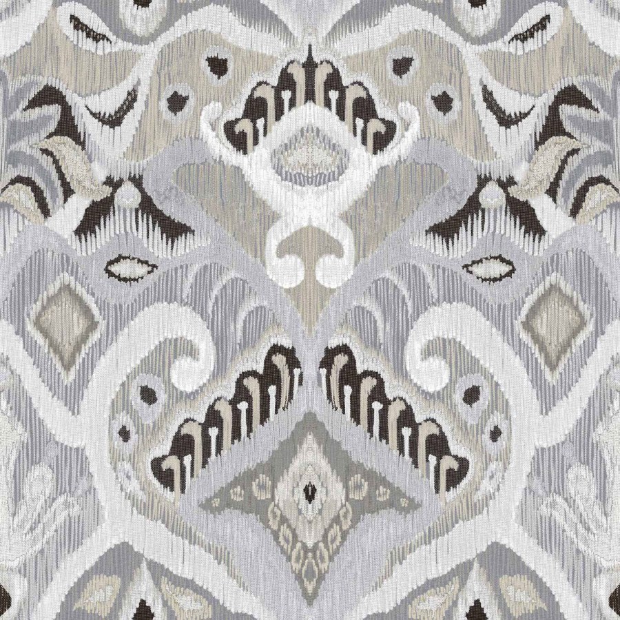 Šedá Tapeta s ornamenty - Tapety Yara