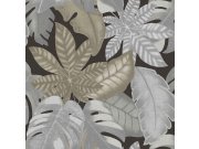 Tapety Yara - Černá tapeta na zeď Černá tapeta na zeď