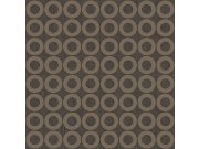 Černá Tapeta s kruhy