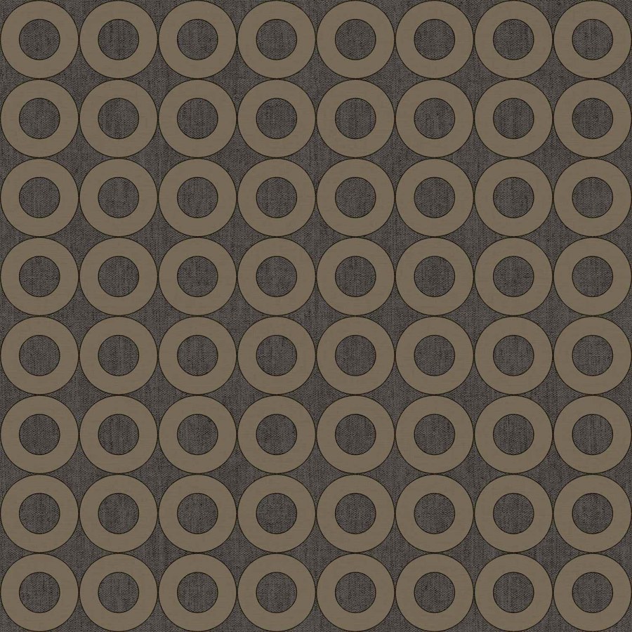 Černá Tapeta s kruhy Černá Tapeta s kruhy