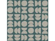 Tyrkysová tapeta na zeď