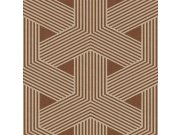 Tapety Yara - Hnědá tapeta na zeď Hnědá tapeta na zeď