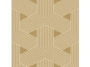 Béžová tapeta na zeď, geometrický vzor, Energie, Cristiana Masi by Parato