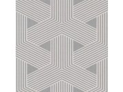 Šedá tapeta na zeď, geometrický vzor, Energie, Cristiana Masi by Parato Tapety Yara