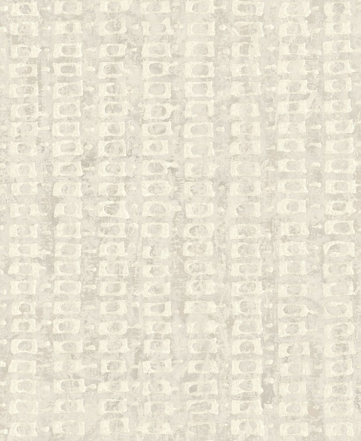 Stříbrno-béžová geometrická tapeta na zeď, Aurum II, Limonta Stříbrno-béžová geometrická tapeta na zeď, Aurum II, Limonta