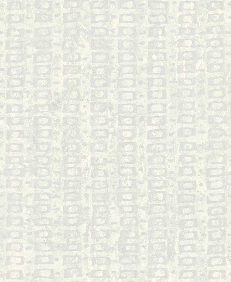 Bílá geometrická tapeta na zeď - Tapety Yara