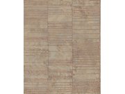 Tapety Yara - Bronzová geometrická tapeta na zeď Bronzová geometrická tapeta na zeď