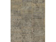 Tapety Yara - Šedo-hnědá geometrická tapeta na zeď Šedo-hnědá geometrická tapeta na zeď