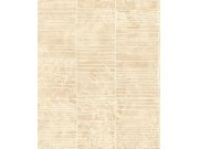 Béžová geometrická tapeta na zeď