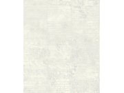 Tapety Yara - Bílá geometrická tapeta na zeď Bílá geometrická tapeta na zeď