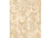 Béžová metalická Tapeta s hrubou strukturou