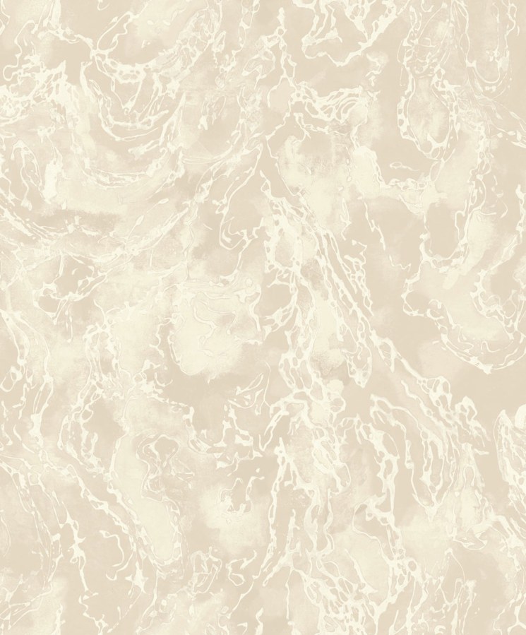 Krémová metalická Tapeta s hrubou strukturou, 57306, Aurum II, Limonta - Tapety Yara